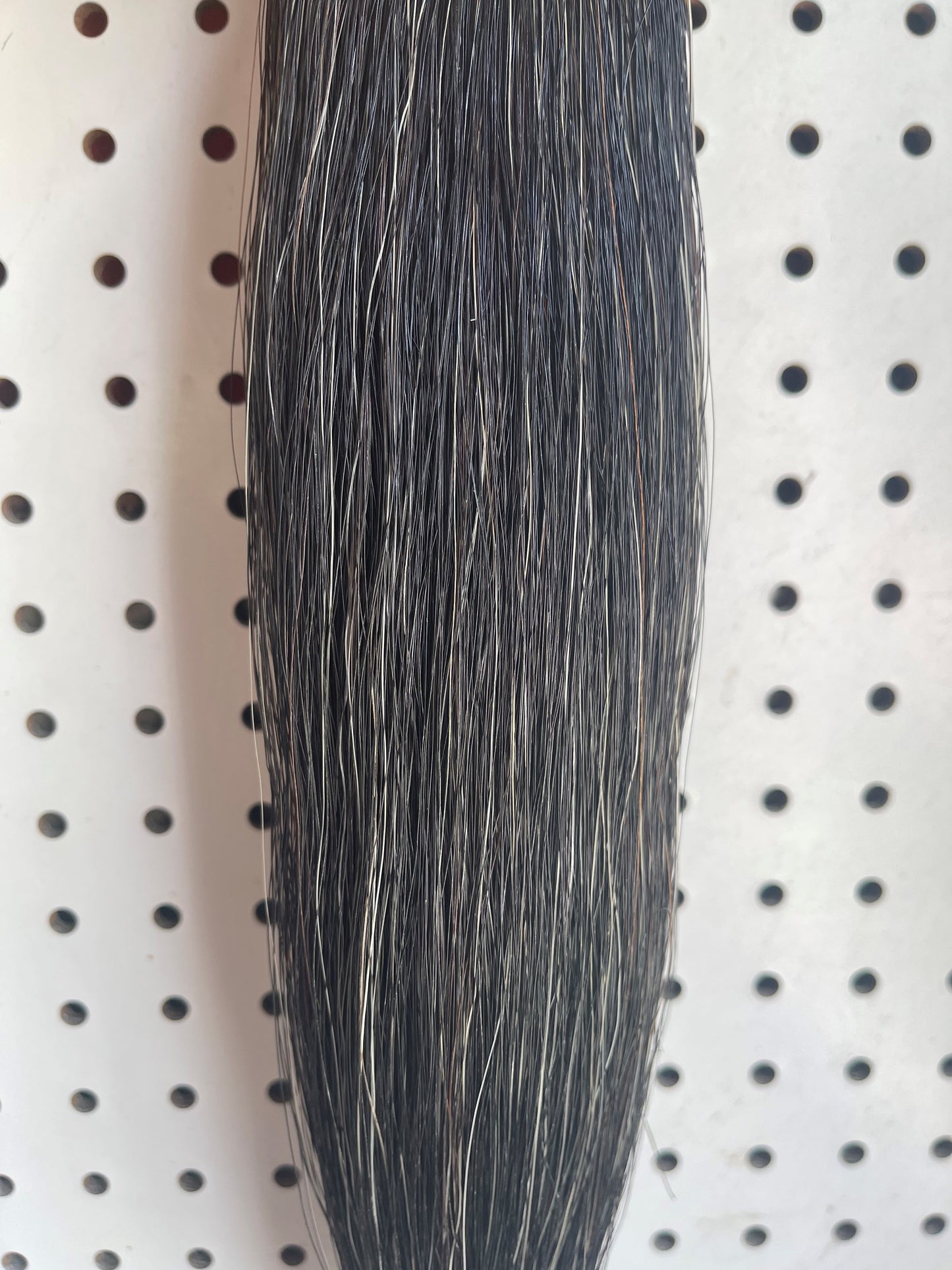 Dark Gray Horse Tail Hair