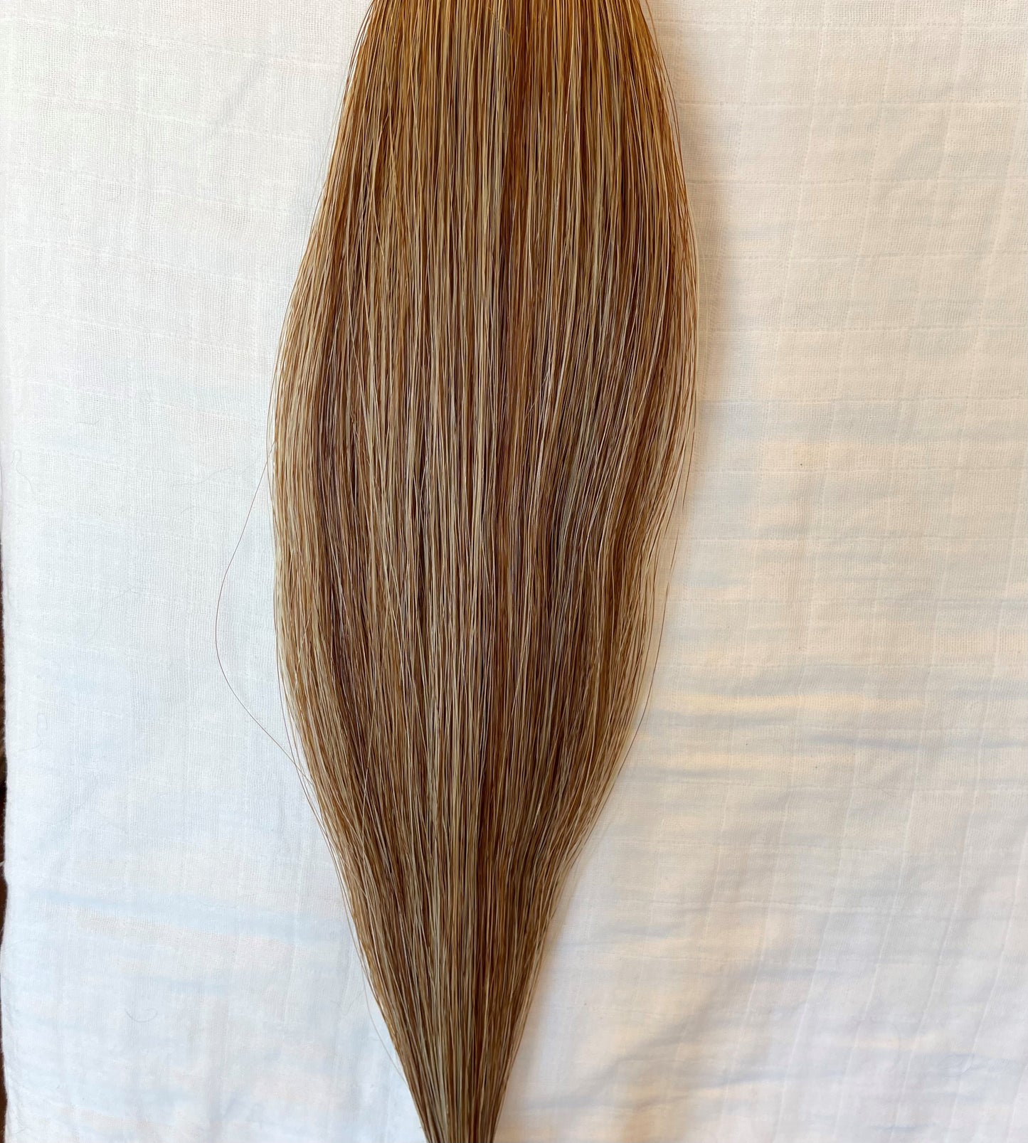 Flaxen Sorrel (w/ Light Sorrel) Horse Tail Hair