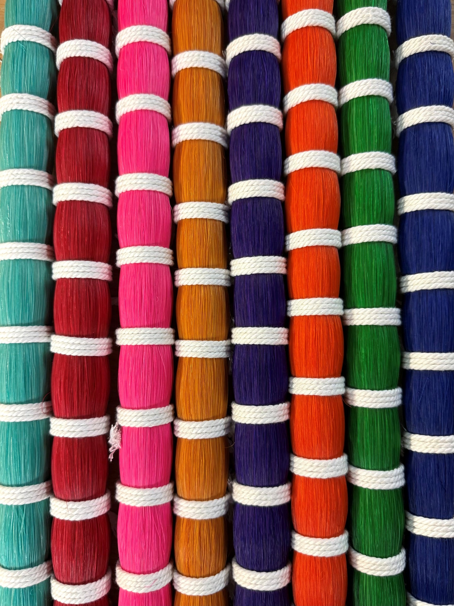 Colorful Dyed Horse Tail Hair